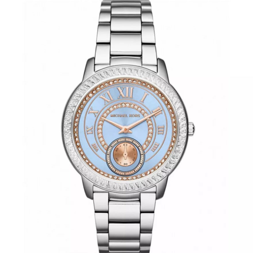 Michael Kors Madelyn Quartz Blue Dial Silver Steel Strap Watch For Women - MK6286 Buy Now By Michael Kors