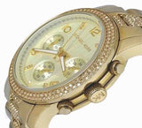Michael Kors Runway Gold Dial Gold Steel Strap Watch for Women - MK5826 Buy Now By Michael Kors