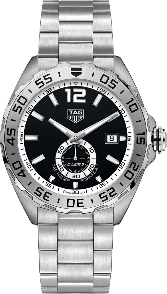 Tag Heuer Formula 1 Automatic Black Dial Silver Steel Strap Watch for Men - WAZ2012.BA0842 Buy Now By Tag Heuer