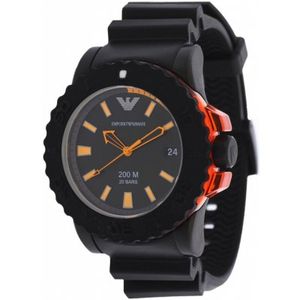 Emporio Armani Sportivo Quartz Black Dial Black Silicone Strap Watch For Men - AR5969 Buy Now By Emporio Armani