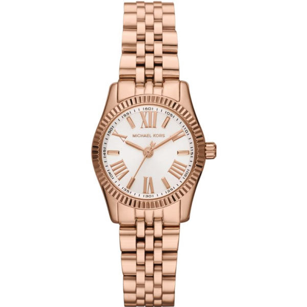 Michael Kors Lexington Quartz White Dial Rose Gold Steel Strap Watch For Women - MK3230 Buy Now By Michael Kors