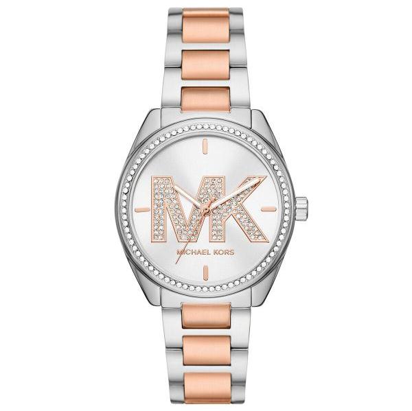 Michael Kors Janelle Silver Dial Two Tone Steel Strap Watch For Women - MK7383 Buy Now By Michael Kors