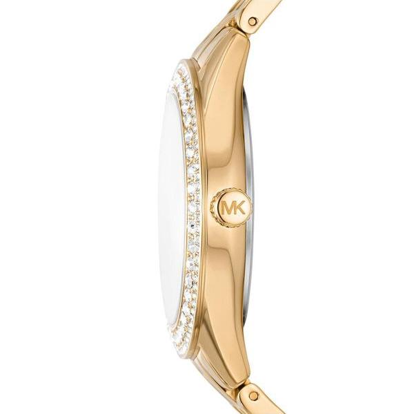Michael Kors Harlowe Three-Hand Quartz Gold Dial Gold Steel Strap Watch For Women - MK4709 Buy Now By Michael Kors