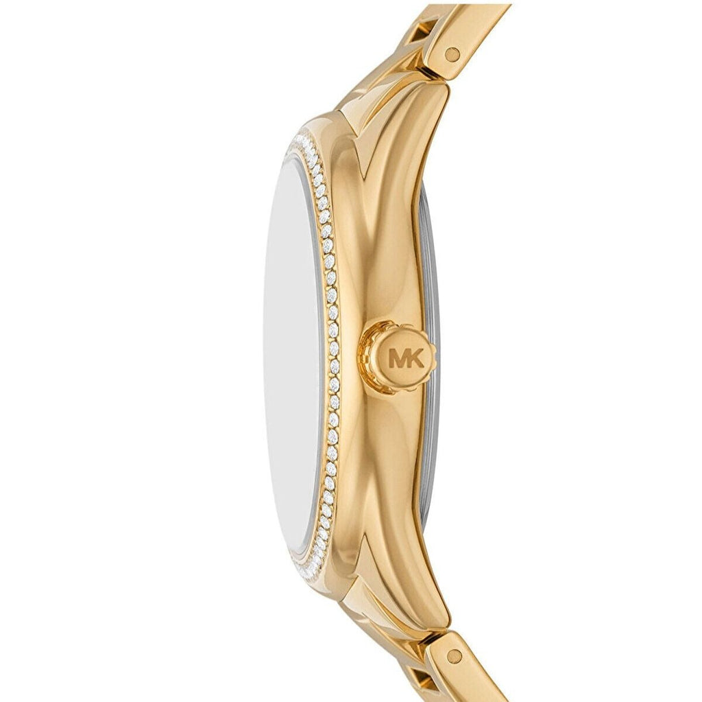 Michael Kors Janelle Quartz Gold Dial Gold Steel Strap Watch For Women - MK7381 Buy Now By Michael Kors