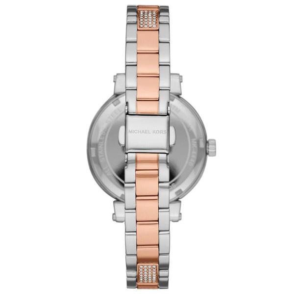Michael Kors Sofie Crystals Glitz Rose Gold Dial Two Tone Steel Strap Watch For Women - MK4446 Buy Now By Michael Kors