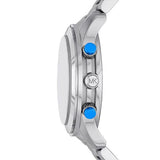 Michael Kors Runway Stop Hunger Blue Dial Silver Steel Strap Watch for Women - MK7427 Buy Now By Michael Kors