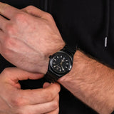 Maserati Triconic Analog Black Dial Black Steel Strap Watch For Men - R8853139004 Buy Now By Maserati