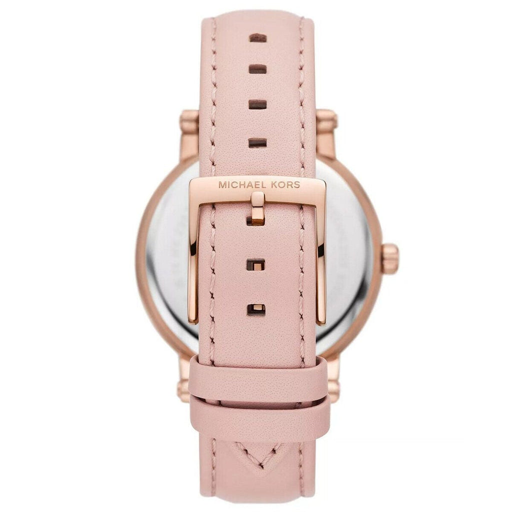 Michael Kors Corey Analog Rose Gold Dial Pink Leather Strap Watch For Women - MK2987 Buy Now By Michael Kors