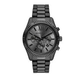 Michael Kors Lexington Chronograph Black Dial Black Steel Strap Watch for Men - MK9154 Buy Now By Michael Kors