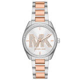 Michael Kors Janelle Silver Dial Two Tone Steel Strap Watch For Women - MK7383 Buy Now By Michael Kors