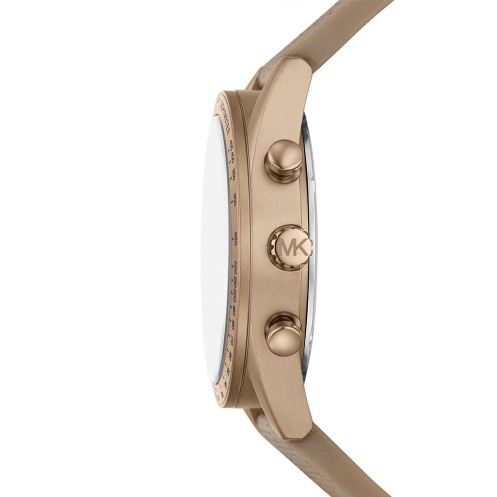 Michael Kors Warren Chronograph Beige Dial Beige Nylon Strap Watch for Men - MK9145 Buy Now By Michael Kors