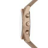Michael Kors Warren Chronograph Beige Dial Beige Nylon Strap Watch for Men - MK9145 Buy Now By Michael Kors
