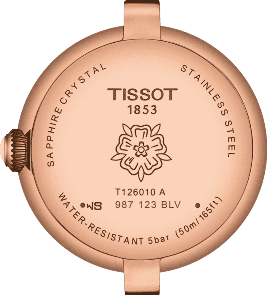 Tissot Bellissima Small Lady White Dial Brown Leather Strap Watch For Women - T126.010.36.013.00 Buy Now By Tissot
