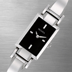 Bulova Classic Collection Black Dial Silver Steel Strap Watch for Women - 96L138 Buy Now By Bulova