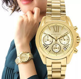Michael Kors Bradshaw Gold Dial Gold Steel Strap Watch for Women - MK5798 Buy Now By Michael Kors