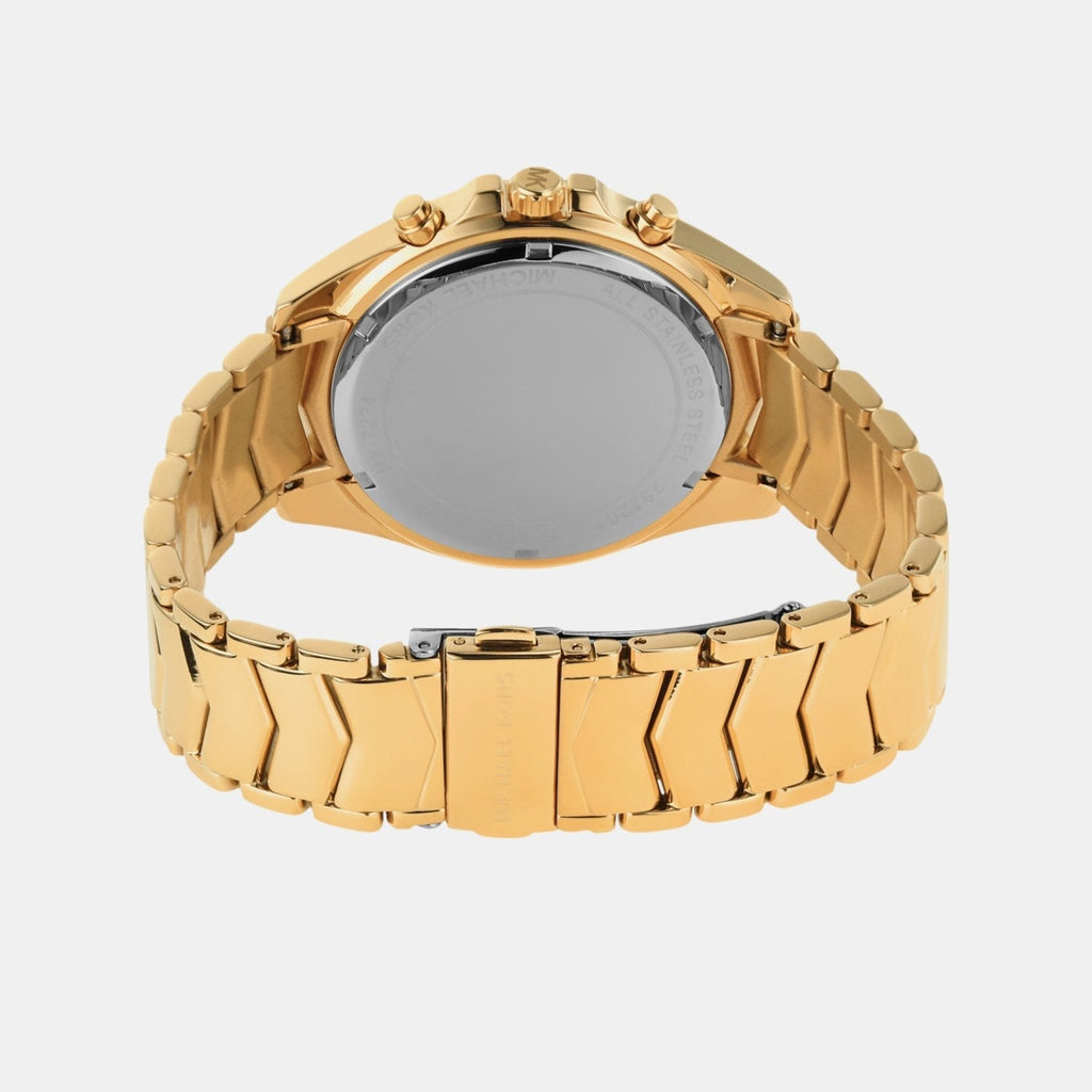 Michael Kors Whitney Chronograph Black Dial Gold Steel Strap Watch for Women - MK7224 Buy Now By Michael Kors