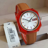 Fossil Candy White Dial Brown Leather Strap Watch for Women - ES3537 Buy Now By Fossil