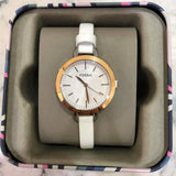 Fossil Classic Minute White Dial White Leather Strap Watch for Women - BQ3328 Buy Now By Fossil