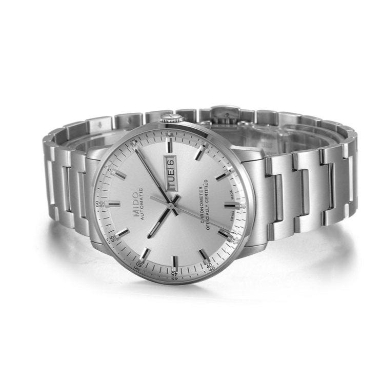 Mido Commander II Automatic Chronometer Silver Dial Silver Steel Strap Watch For Men - M021.431.11.031.00 Buy Now By Mido