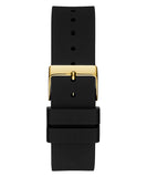 Guess Venus Diamonds Black Dial Black Rubber Strap Watch for Women - GW0118L1 Buy Now By Guess