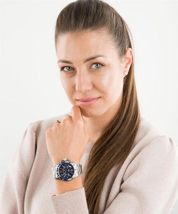 Michael Kors Everest Chronograph Blue Dial Silver Steel Strap Watch For Women - MK7237 Buy Now By Michael Kors