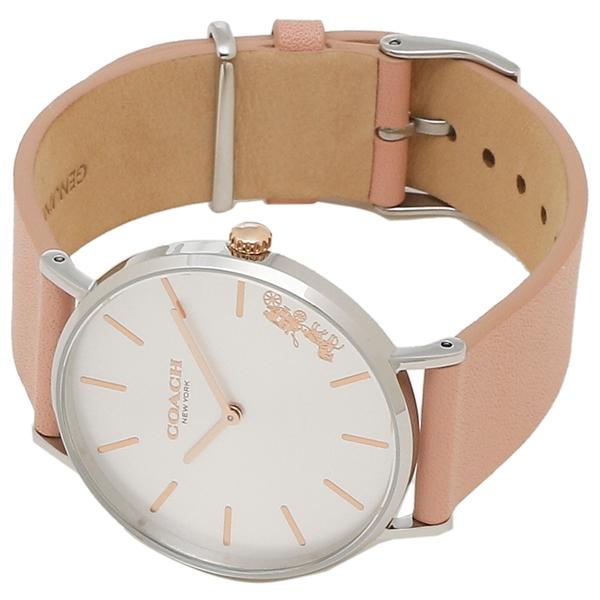 Coach Perry White Dial Pink Leather Strap Watch for Women - 14503128 Buy Now By Coach