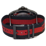 Gucci Dive Blue & Red Dial Blue & Red Nylon Strap Watch For Men - YA136214 Buy Now By Gucci