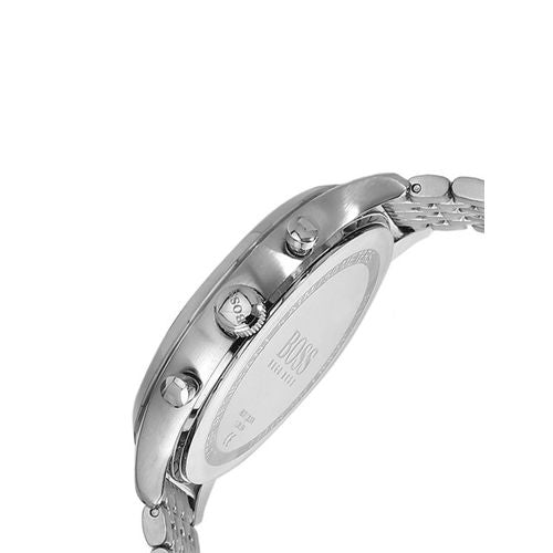 Hugo Boss Companion Black Dial Silver Steel Strap Watch for Men - 1513652 Buy Now By Hugo Boss