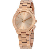 Michael Kors Slim Runway Rose Gold Dial Rose Gold Steel Strap Watch for Women - MK3513 Buy Now By Michael Kors