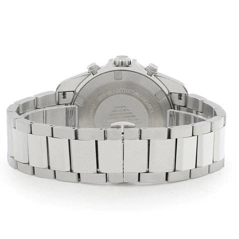 Emporio Armani Sportivo Chronograph Blue Dial Silver Steel Strap Watch For Men - AR6091 Buy Now By Emporio Armani