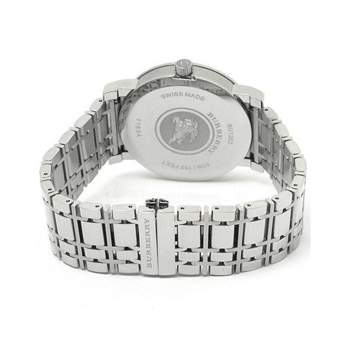 Burberry Heritage Collection Rose Gold Dial Silver Steel Strap Watch for Men - BU1352 Buy Now By Burberry