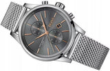 Hugo Boss Jet Chronograph Grey Dial Silver Mesh Bracelet Watch for Men - 1513440 Buy Now By Hugo Boss