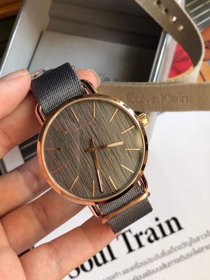 Calvin Klein Even Grey Dial Grey NATO Strap Watch for Men - K7B216P3 Buy Now By Calvin Klein