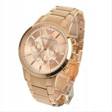 Emporio Armani Classic Rose Gold Chronograph Steel Strap Watch For Men - AR2452 Buy Now By Emporio Armani