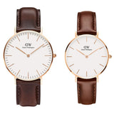 Daniel Wellington Classic Bristol White Dial Brown Leather Strap Watch For Women - DW00100039 Buy Now By Daniel Wellington