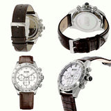 Hugo Boss Ikon White Dial Brown Leather Strap Watch for Men - 1513175 Buy Now By Hugo Boss