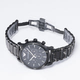 Emporio Armani Luigi Chronograph Black Dial Black Steep Strap Watch For Men - AR11045 Buy Now By Emporio Armani
