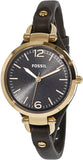 Fossil Georgia Smoke Grey Dial Grey Leather Strap Watch for Women - ES3077 Buy Now By Fossil
