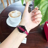 Calvin Klein Rebel Red Black Dial Red Leather Strap Watch for Women - K8P237U1 Buy Now By Calvin Klein