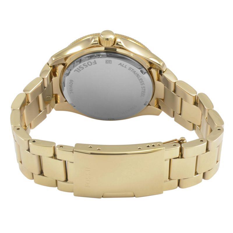 Fossil Cecile Multifunction Champagne Dial Gold Steel Strap Watch for Women - AM4510 Buy Now By Fossil