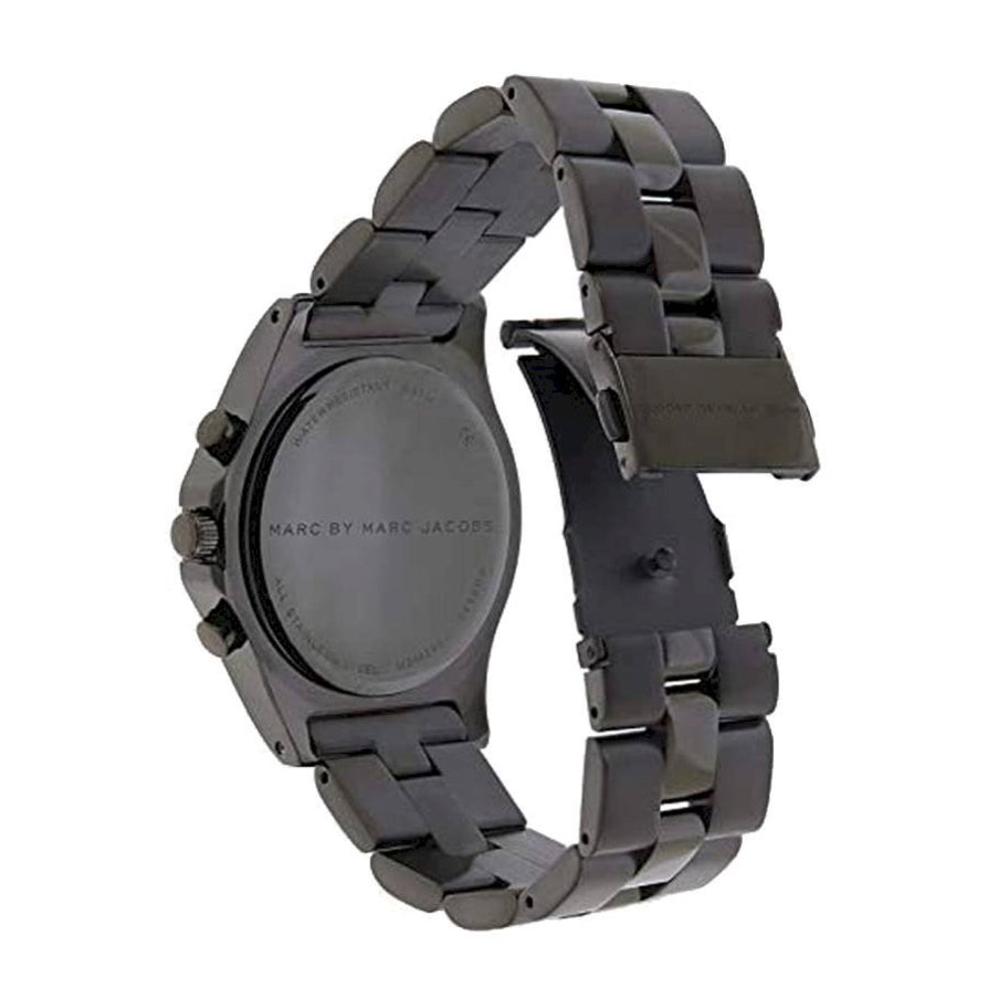 Marc Jacobs Blade Chronograph Black Dial Black Steel Strap Watch for Women - MBM3083 Buy Now By Marc Jacobs