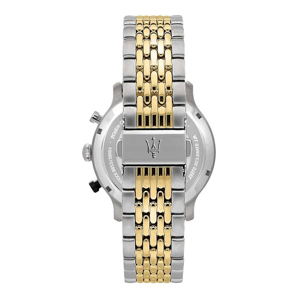 Maserati Legend Chronograph Brown Dial Two Tone Steel Strap Watch For Men - R8873638003 Buy Now By Maserati