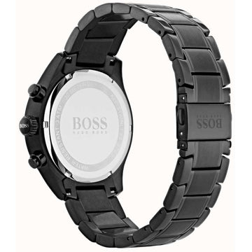 Hugo Boss Grand Prix Black Dial Black Steel Strap Watch for Men - 1513578 Buy Now By Hugo Boss