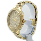 Michael Kors Slim Runway Crystals Gold Dial Gold Steel Strap Watch for Women - MK3632 Buy Now By Michael Kors