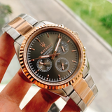 Maserati Competizione Analog Black Dial Two Tone Stainless Steel Strap Watch For Men - R8853100020 Buy Now By Maserati