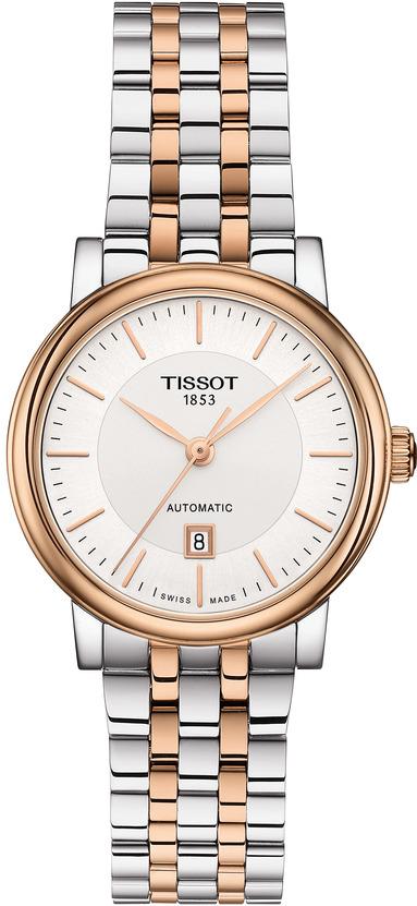 Tissot T Classic Carson Premium 30 White Dial Two Tone Steel Strap Watch for Women - T122.207.22.031.01 Buy Now By Tissot