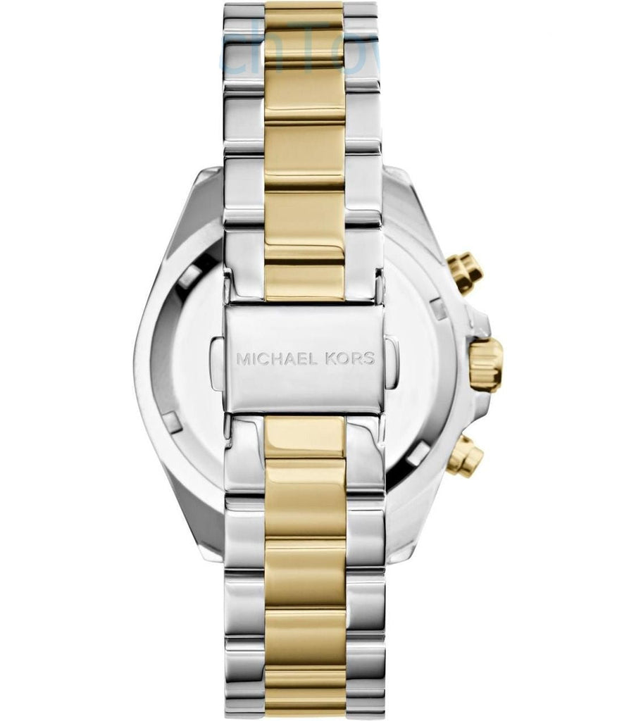 Michael Kors Bradshaw Chronograph Silver Dial Two Tone Steel Strap Watch For Women - MK5912 Buy Now By Michael Kors