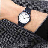 Emporio Armani Luigi Quartz White Dial Blue Mesh Bracelet Watch For Men - AR11025 Buy Now By Emporio Armani