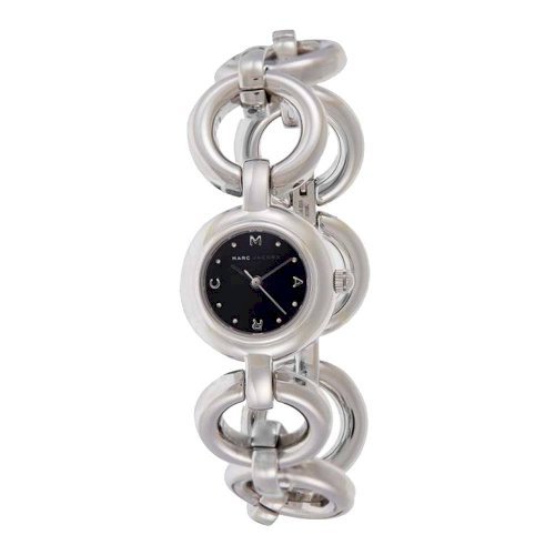 Marc Jacobs Amy Black Dial Silver Steel Strap Watch for Women - MBM3004 Buy Now By Marc Jacobs