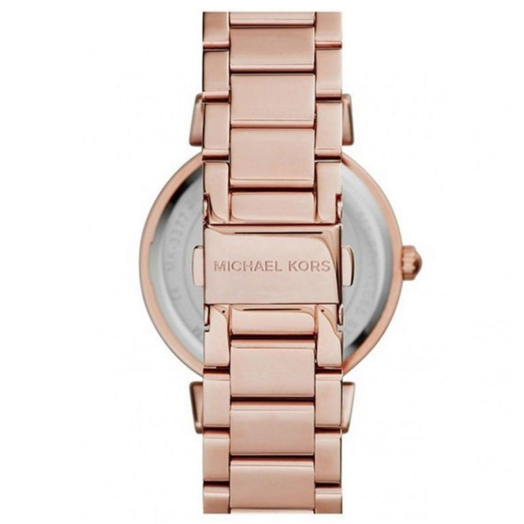 Michael Kors Caitlin Red Dial Rose Gold Stainless Steel Strap Watch for Women - MK3377 Buy Now By Michael Kors